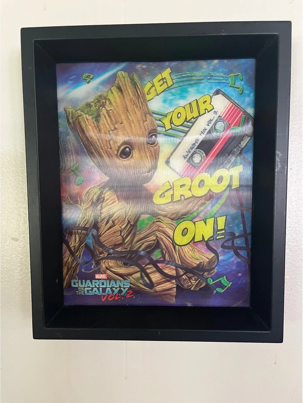 Guardians of the Galaxy Vol. 2 Baby Groot Wall Art - Framed Home Decor 9.25 x 11